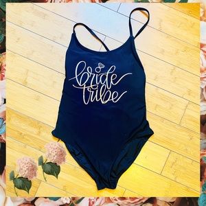 🏖️ Bachelorette Party “Bride Tribe” Swimsuit